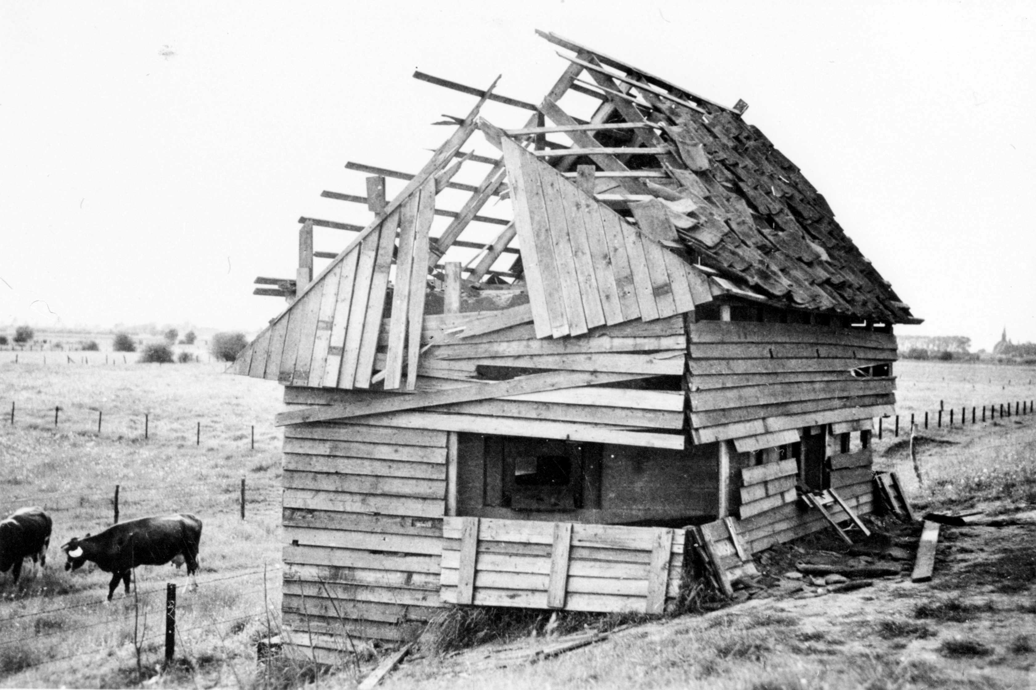 Gecamoufleerde kazemat bij Katwijk aan de Maas rond 1940