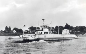 Veer tussen Katwijk en Mook in 1972.