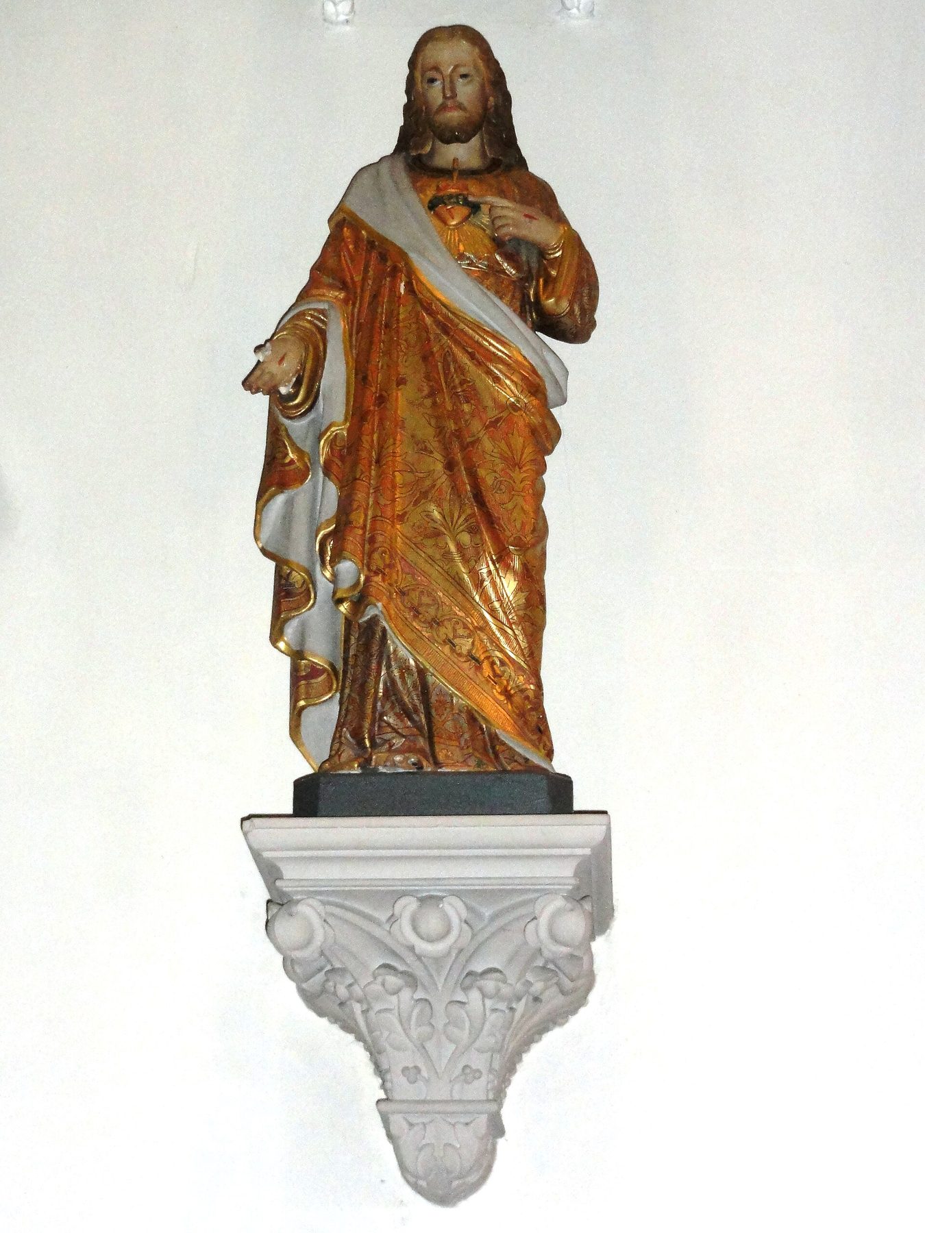 Sint-Martinuskerk in Katwijk: H. Hartbeeld in de zijkapel