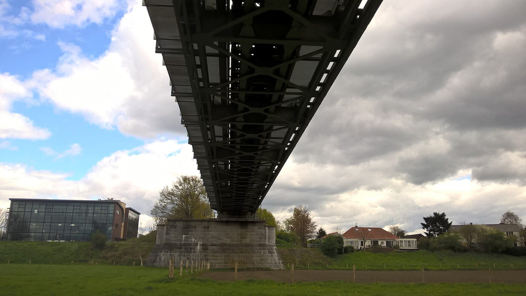 Spoorbrug over de Maas bij Katwijk–Mook, opname 8 in Katwijk aan de Maas (Noord-Brabant).