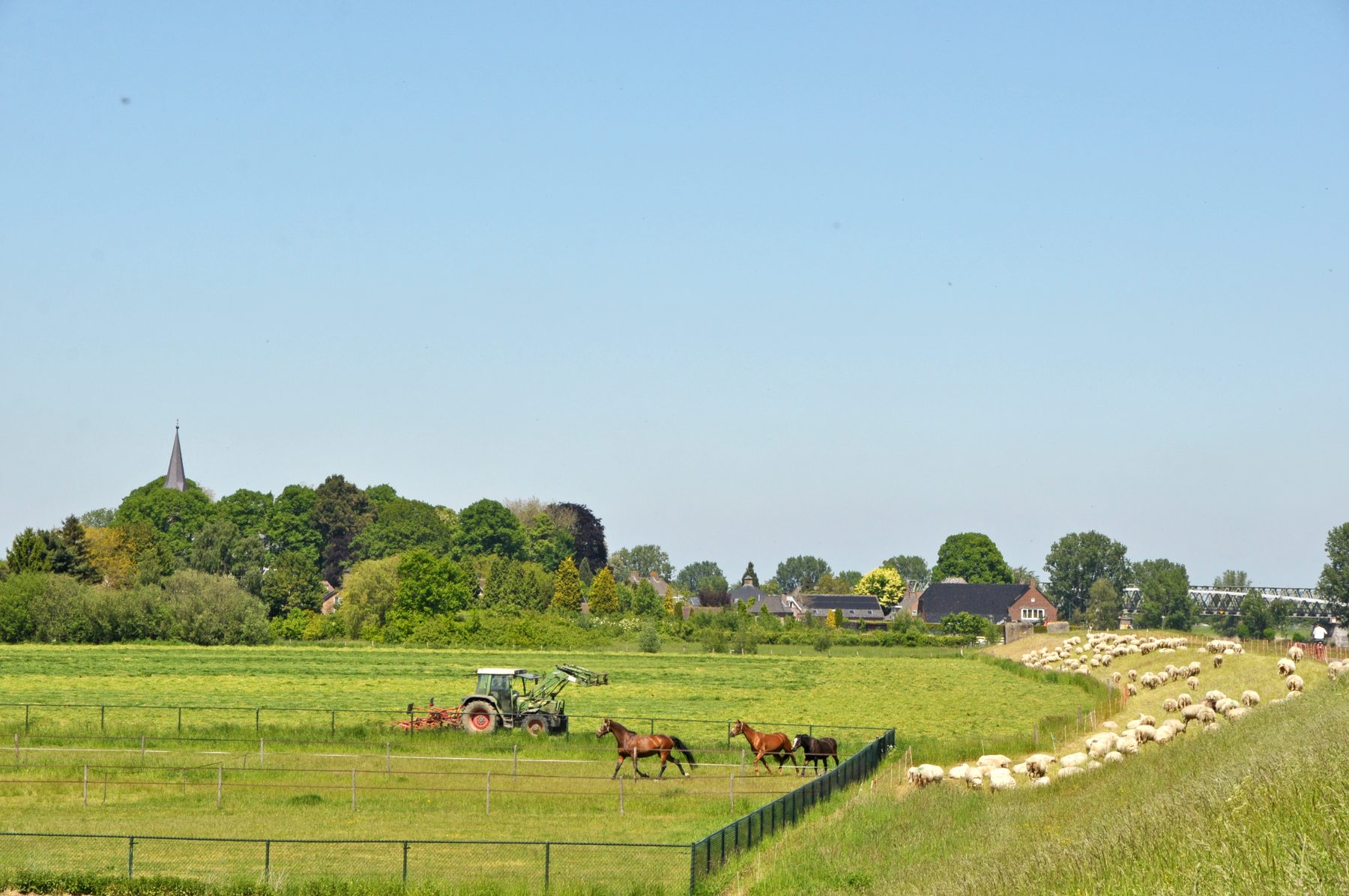 Routebeeld uit het buitengebied van Katwijk