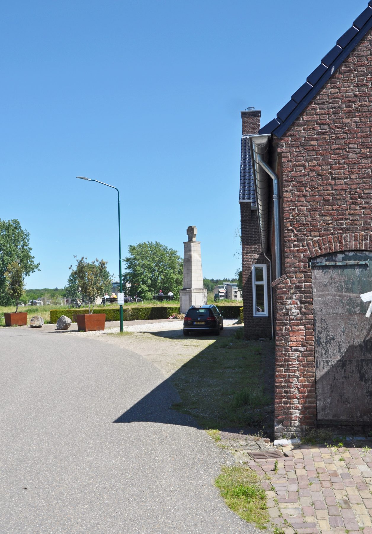 Straatbeeld in Katwijk aan de Maas nabij het oude dorpslint