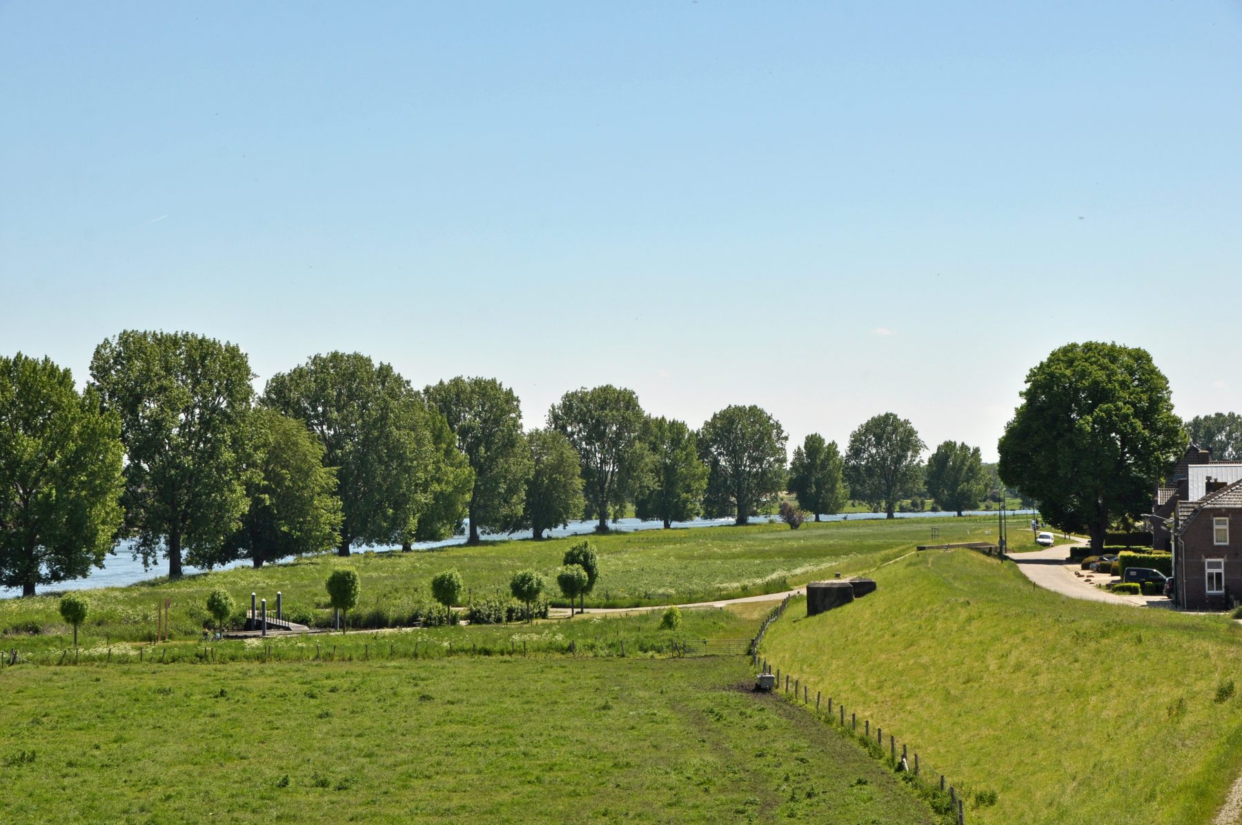 Landschappelijk routebeeld in Katwijk aan de Maas