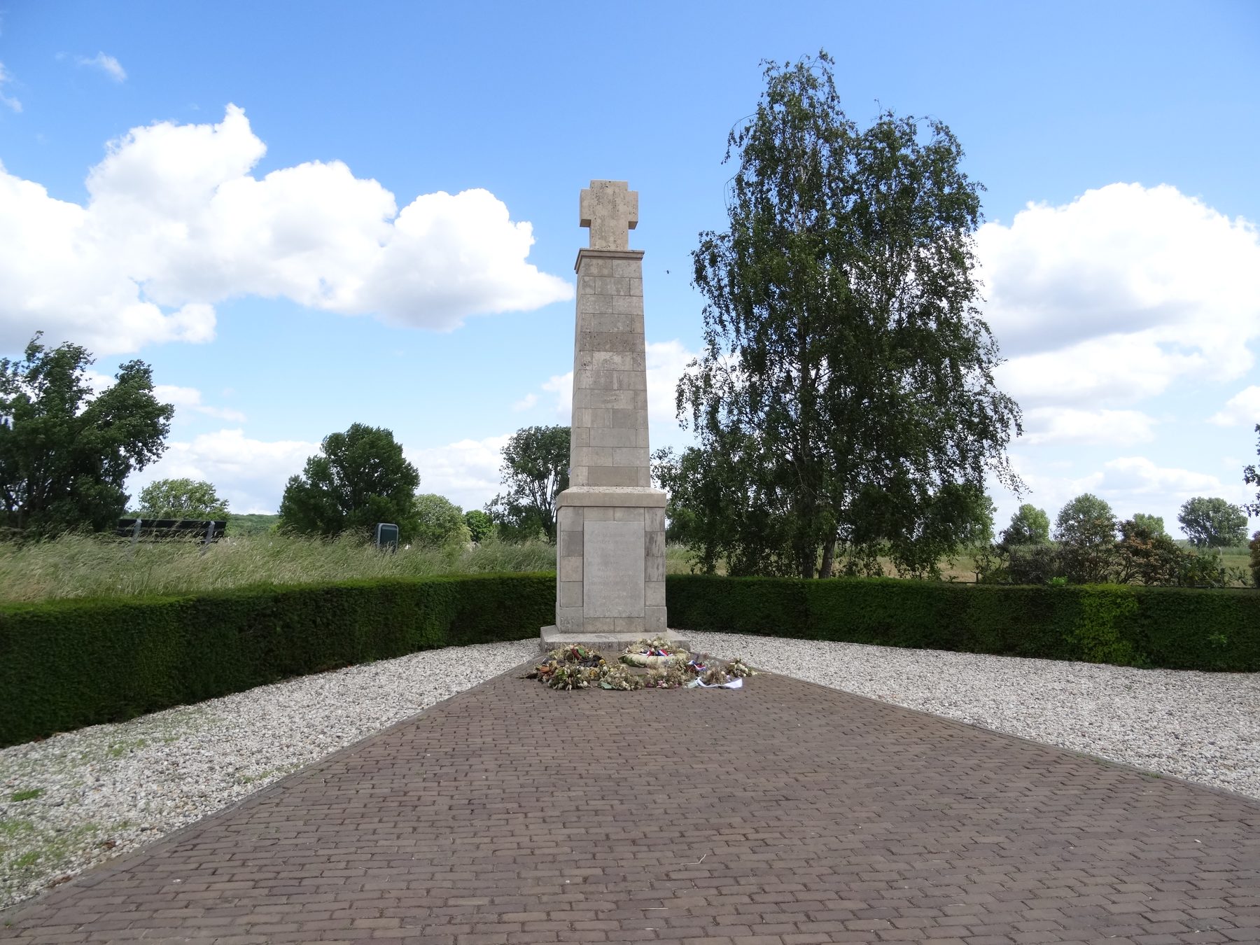Monument voor Nederlandse militairen in Katwijk NB.