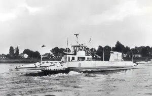 Veer tussen Katwijk en Mook in 1972.