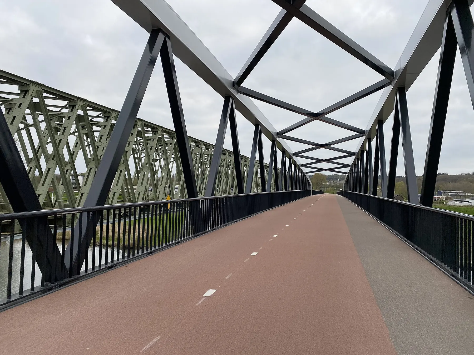 Fietsbrug De Maasover tussen Katwijk Noord-Brabant en Mook