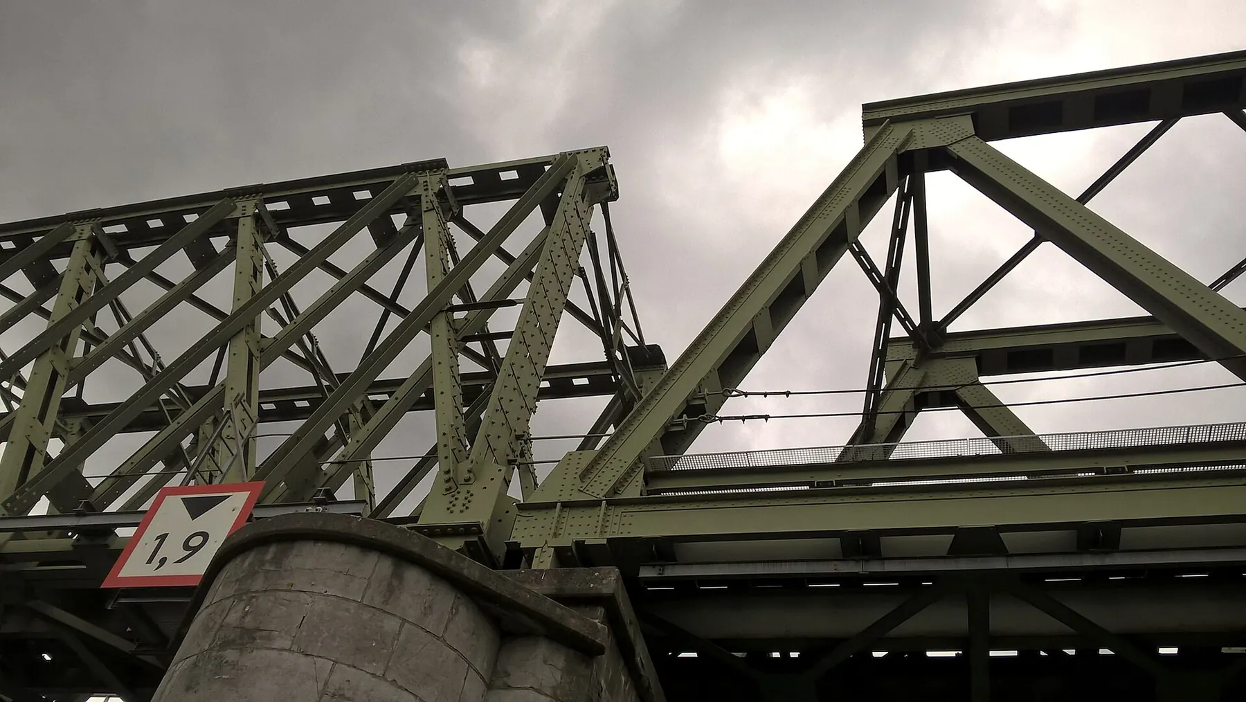 Spoorbrug over de Maas bij Katwijk–Mook, opname 11 in Katwijk aan de Maas (Noord-Brabant).