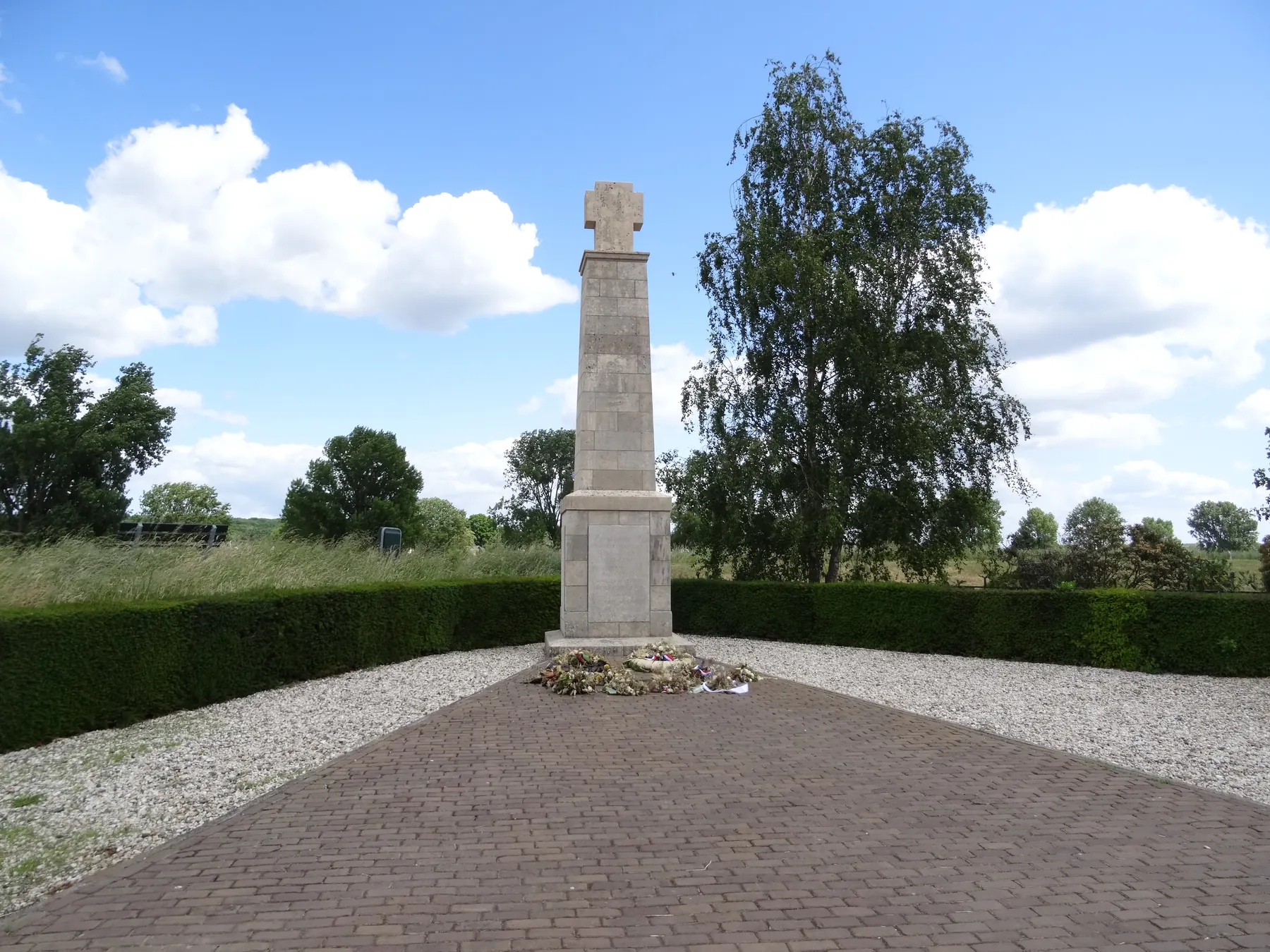 Monument voor Nederlandse militairen in Katwijk NB.